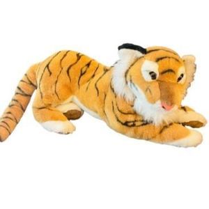 Vintage Large Jumbo Tiger Plush Stuffed Animal Toy 25” long